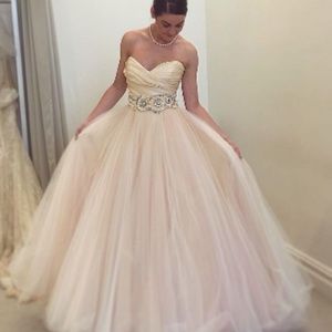 Lazaro | Dresses | Blush Lazaro Wedding Dress | Poshmark